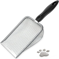 UMUACCAN stainless steel mesh scoop offers durable performance and easy waste separation.