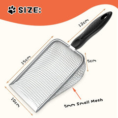 UMUACCAN sturdy construction resists rust for long-lasting use during daily scooping.