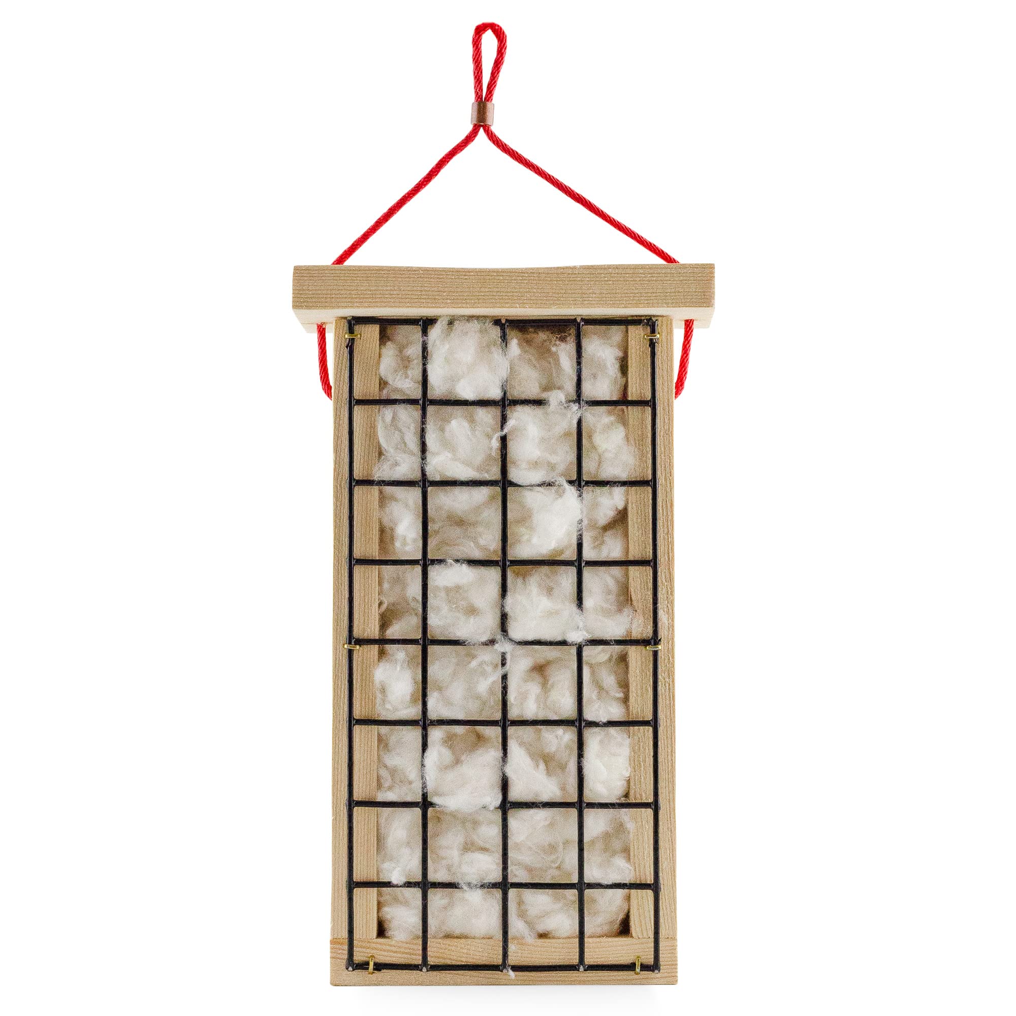 Uncle Dunkels bird nest holder closeup shows artisanal craftsmanship for backyard birding