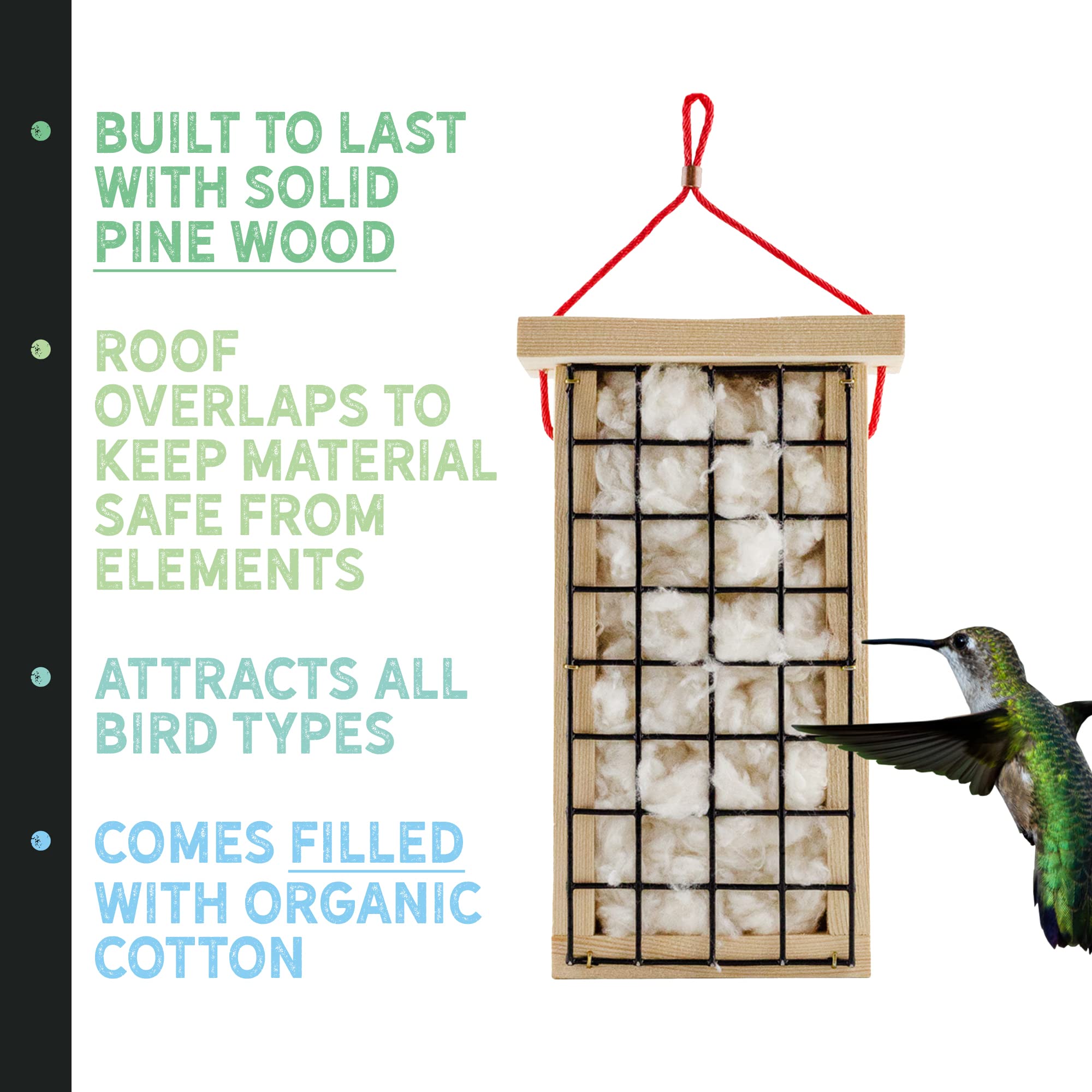 Uncle Dunkels birdhouse collection accessory paired with handcrafted pieces