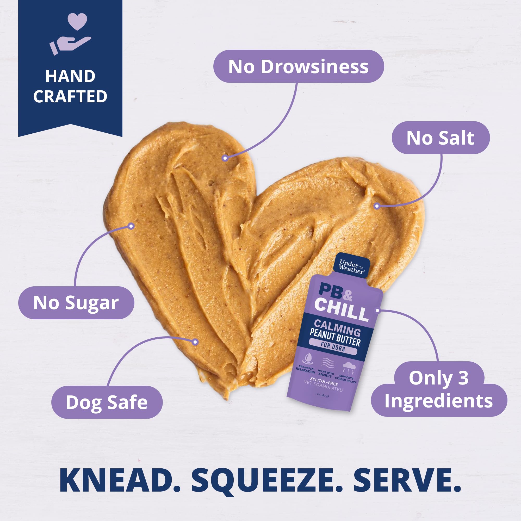 Under the Weather PB CHILL travel packs illustrate quick stress relief during travel.