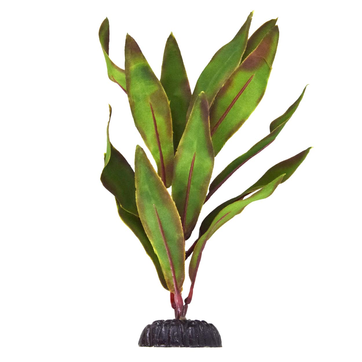 Underwater Treasures Silk Olive Hygro 8in adds natural movement and a safe retreat for small fish