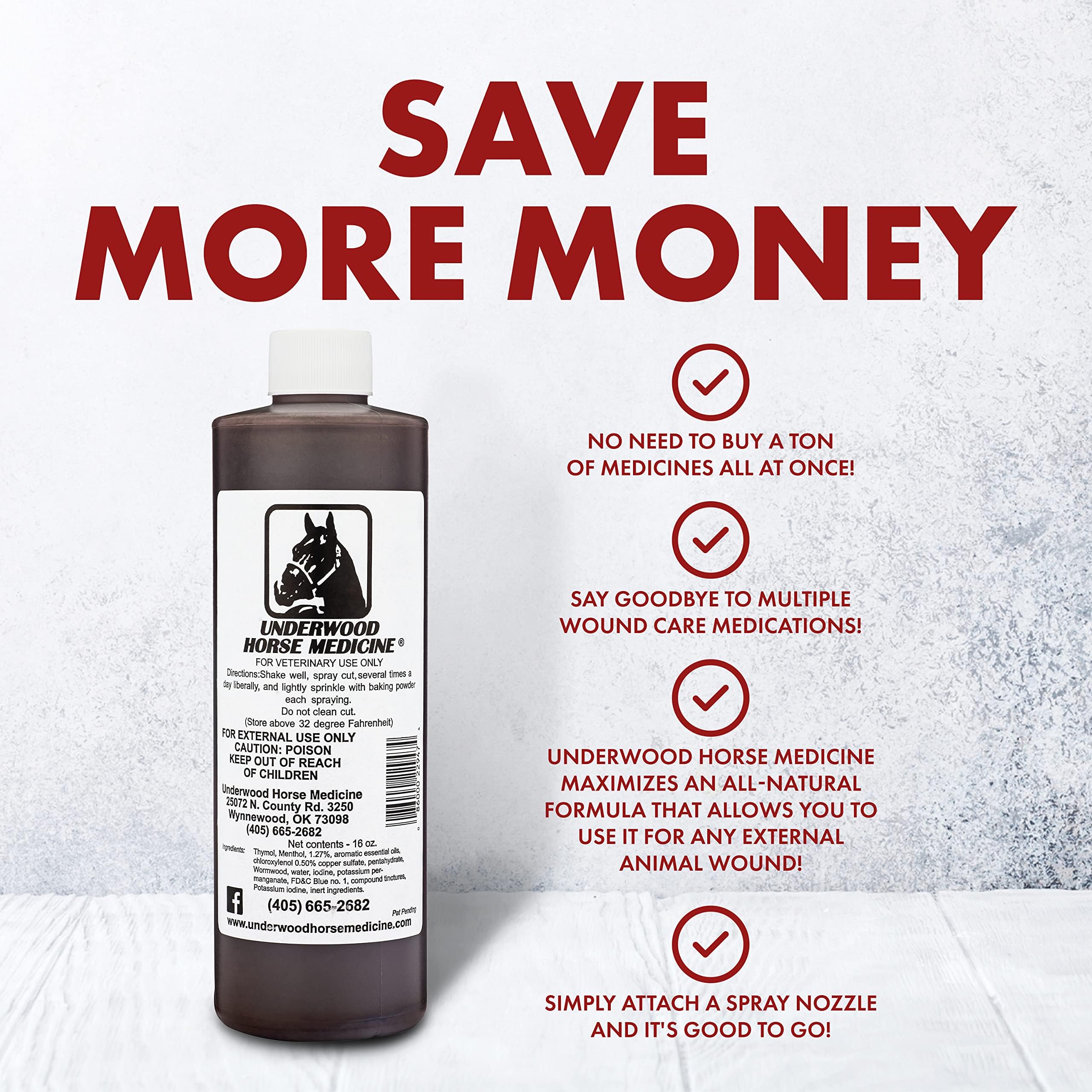 Underwood economical wound care value pack demonstrates budget-friendly treatment