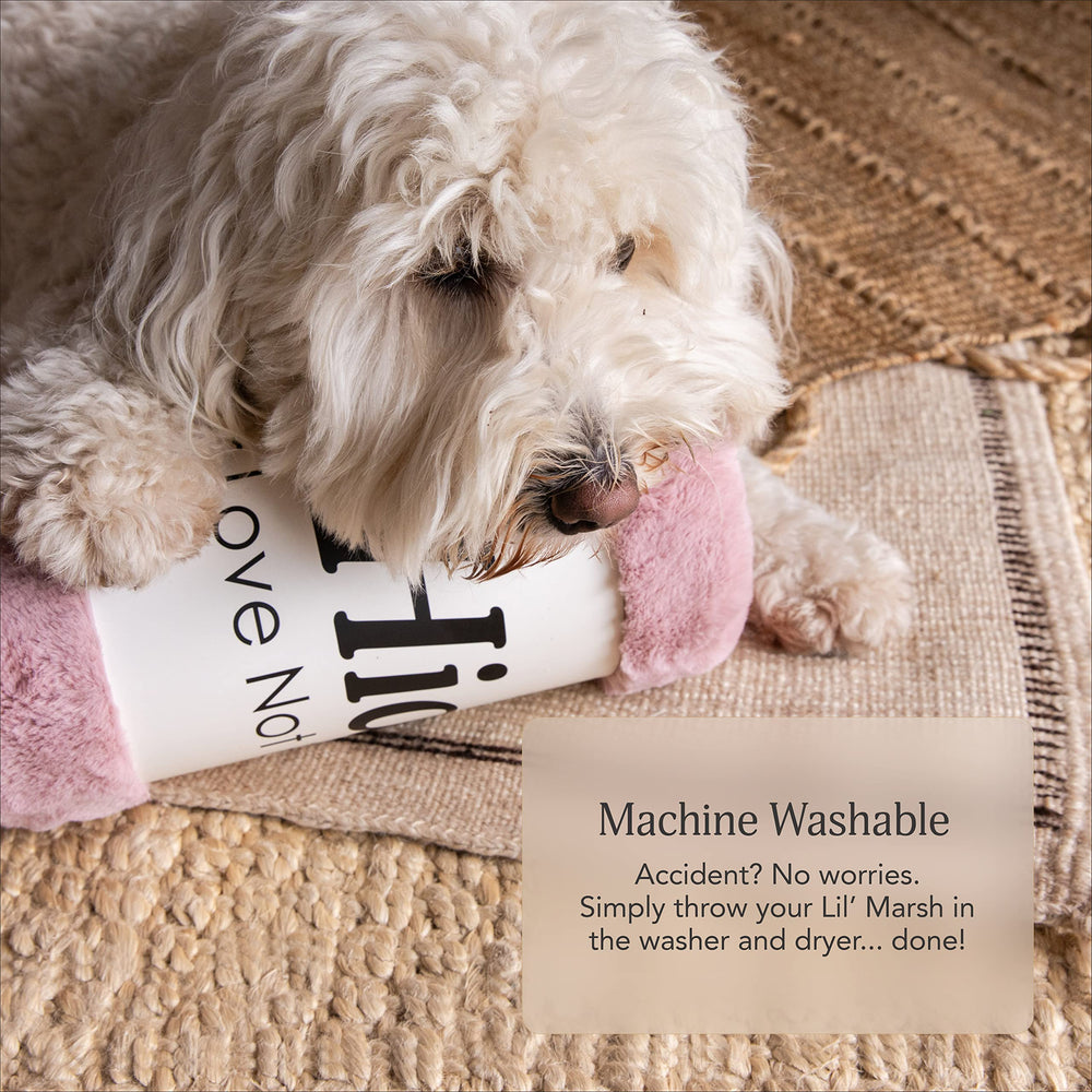 UnHide Lil’ Pet Marsh couch-protecting blanket reduces fur and spills on furniture.