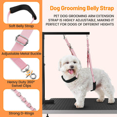 Uni PNR dog restraint loop keeps pets steady, easing nail trimming and haircuts.