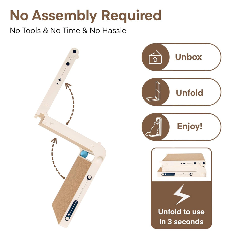 UniBlissy durable corrugated cardboard withstands daily scratching
