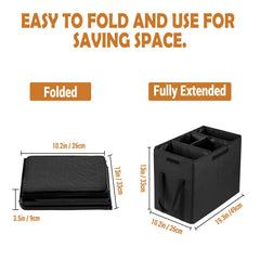 UNICITII dog seat extender side view shows extended area for comfortable lounging