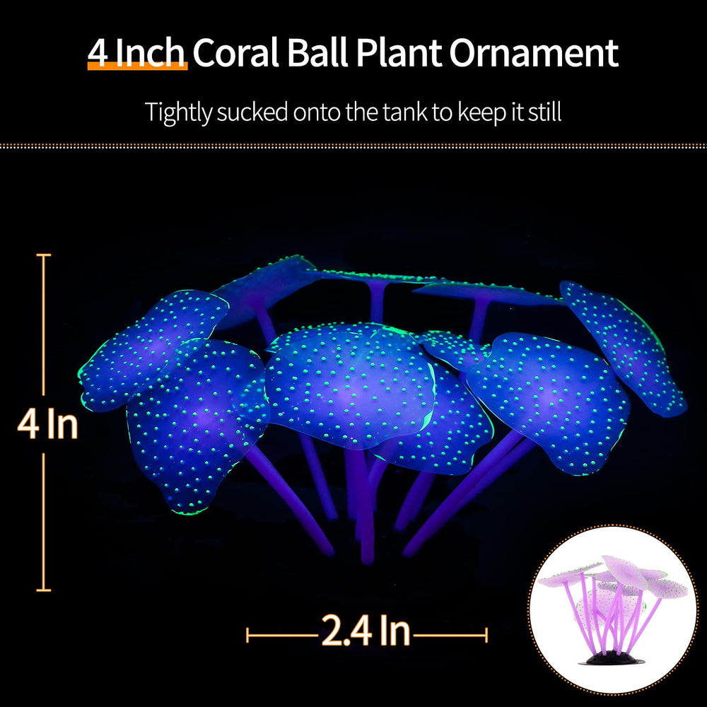 Uniclife blue-light glow jellyfish highlights dynamic underwater visuals.