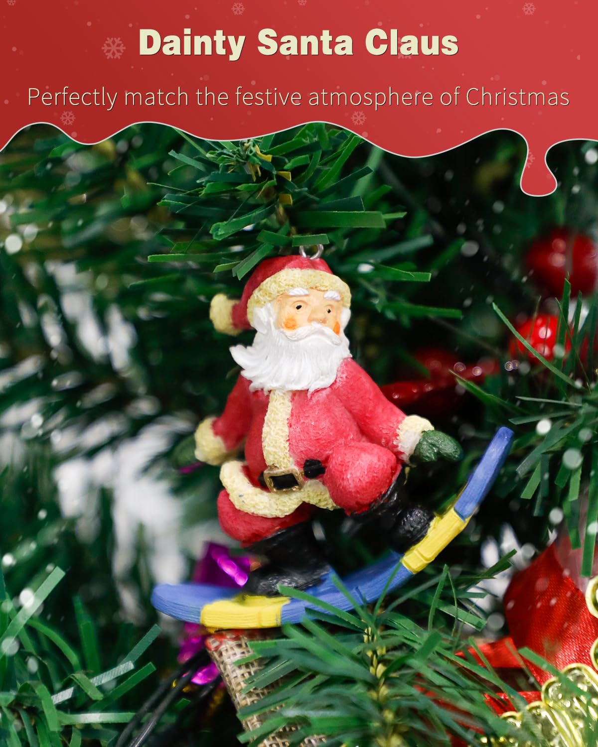 Uniclife Christmas ball ornament for aquariums brightens holiday displays