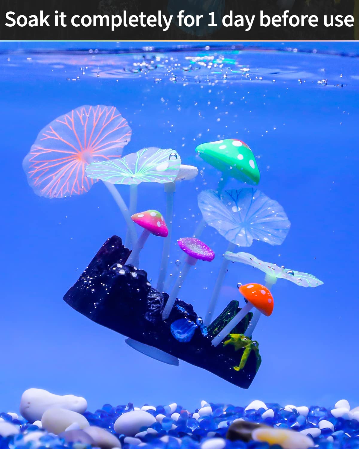 Uniclife easy prep: wash and soak before use for vibrant underwater look