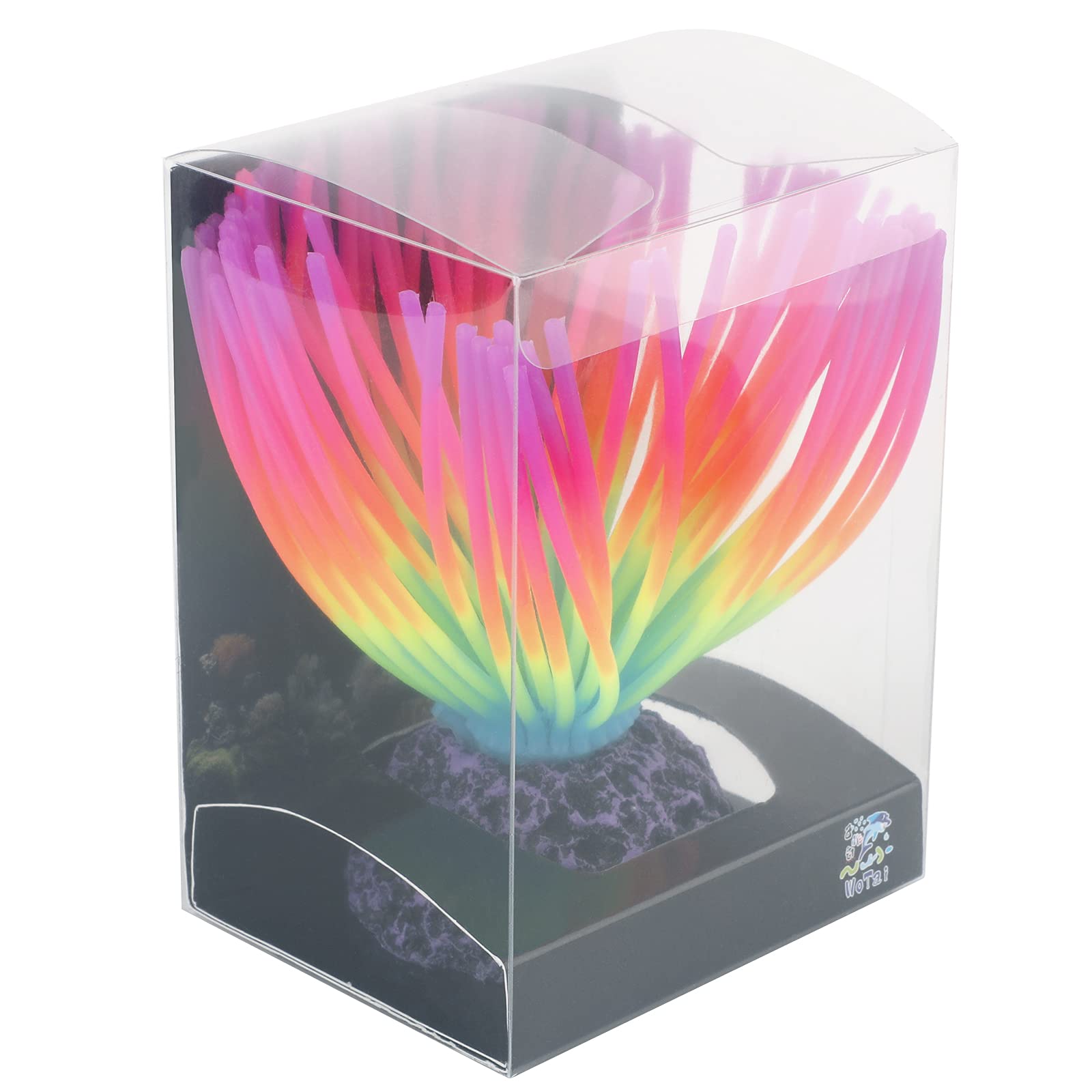 Uniclife glow under actinic light rainbow urchin brightens tanks with subtle shine.