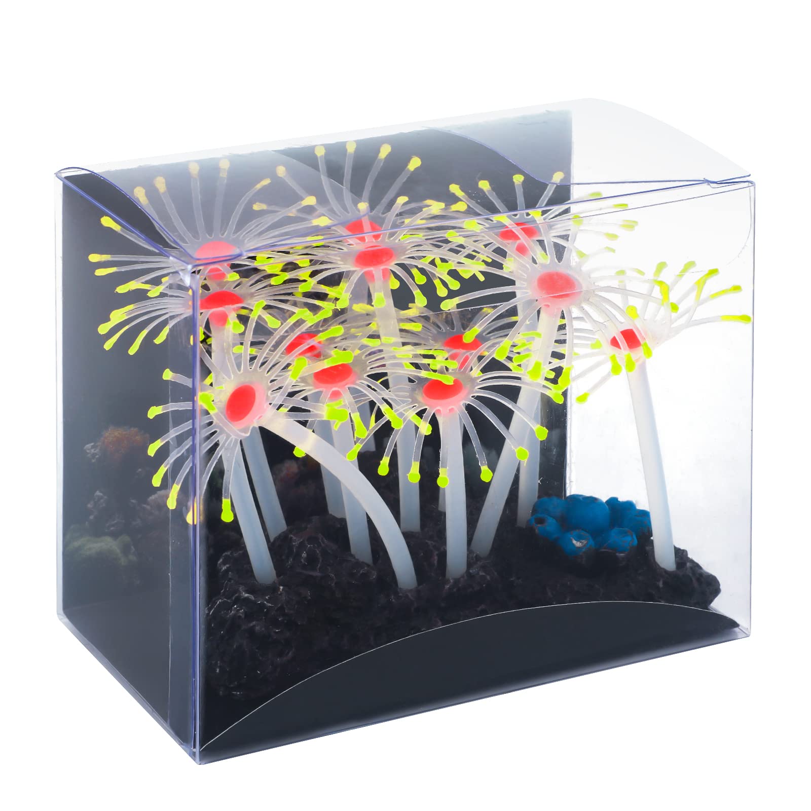 Uniclife glowing coral yellow retail packaging helps safe easy setup.