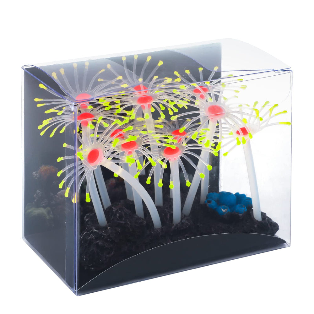 Uniclife glowing coral yellow retail packaging helps safe easy setup.
