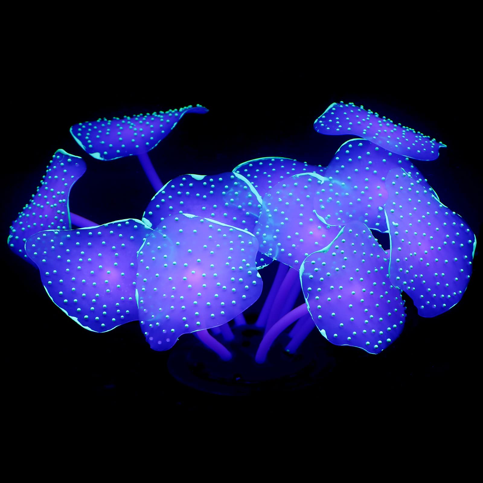 Uniclife green ball coral ornament creates a vibrant focal point in your fish tank.