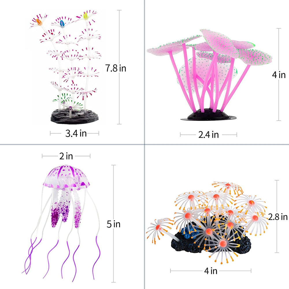 Uniclife silicone ornaments are non-toxic and safe for fish-friendly tanks.