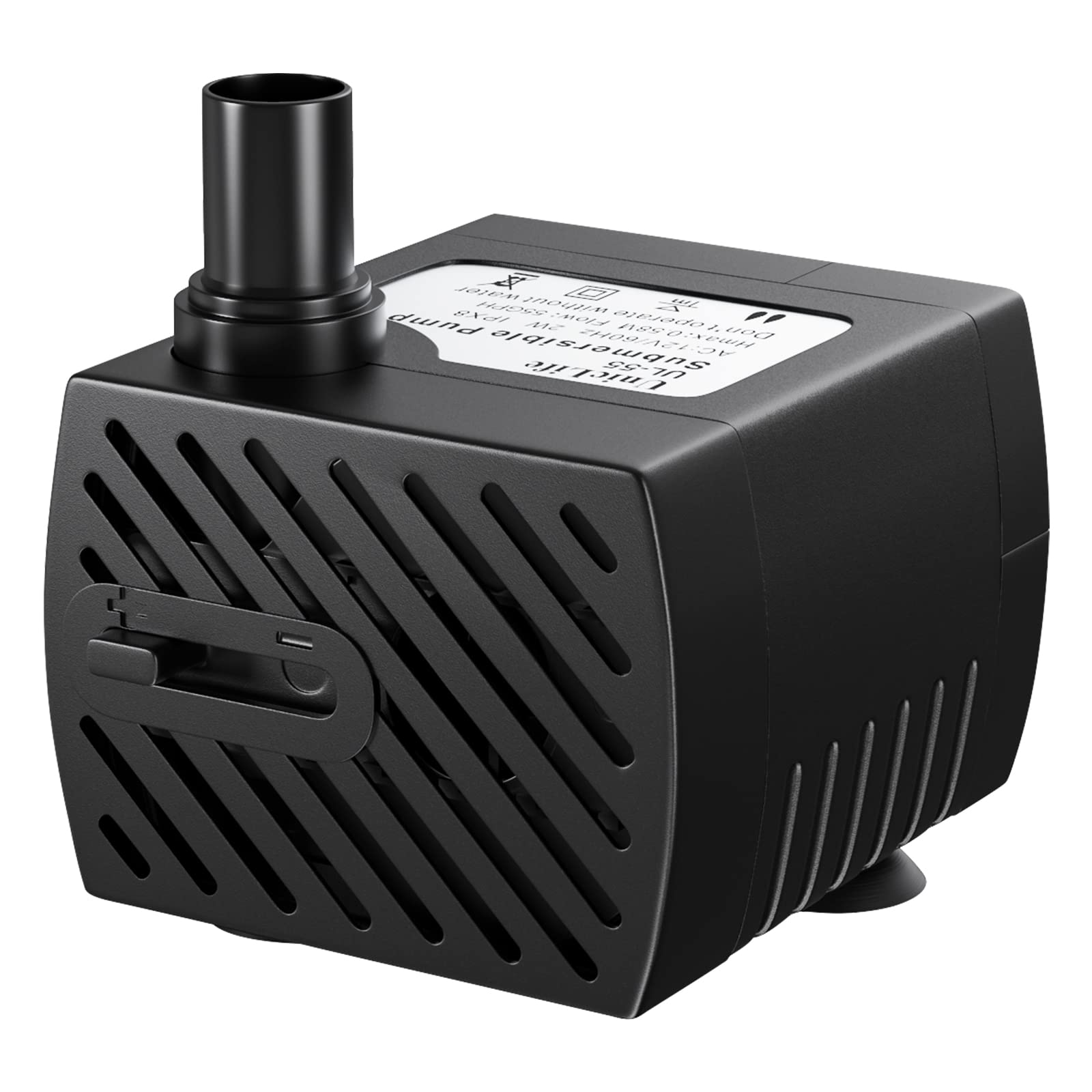 Uniclife pet pump 60gph compact for small fountains delivers steady flow.