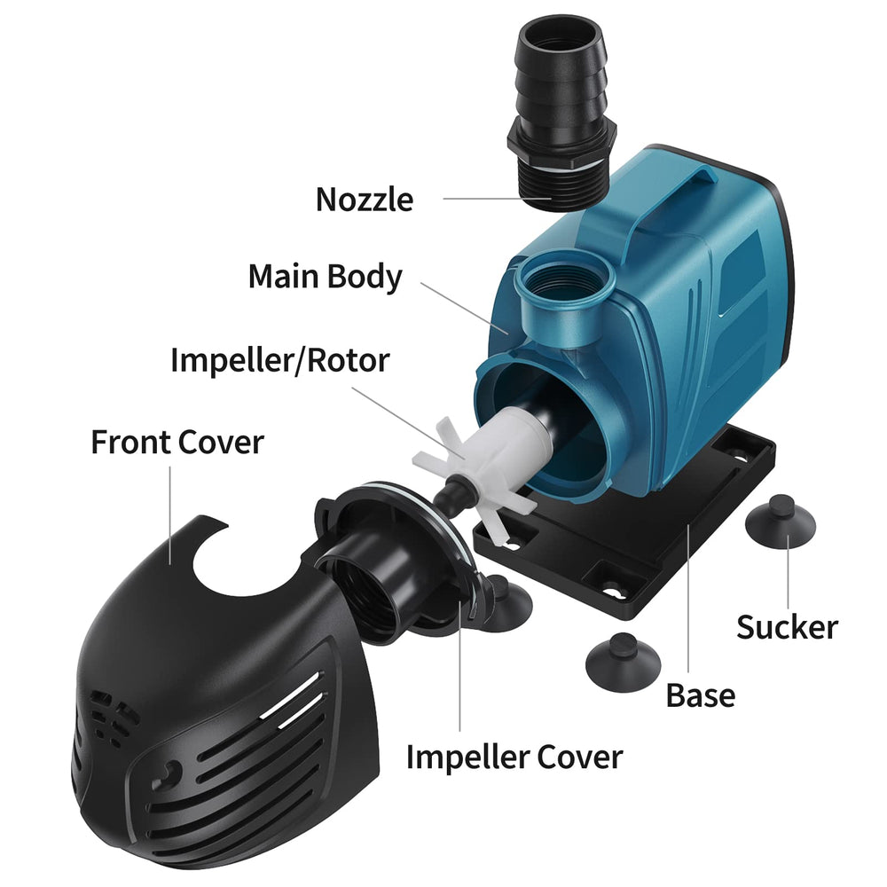 Uniclife quiet operation reduces noise in tanks and features