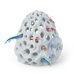 Uniclife Shrimp Cave with coral rock design offers a natural hideout for shrimp.