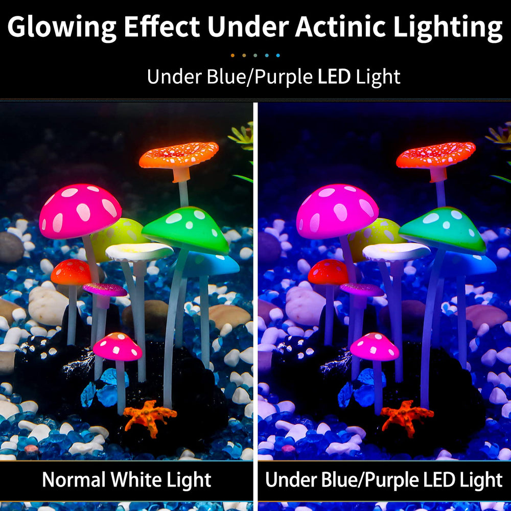 Uniclife silicone-mushroom-texture provides a realistic, non-toxic feature in any fish tank.