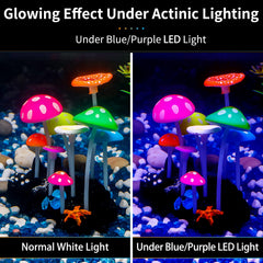 Uniclife silicone-mushroom-texture provides a realistic, non-toxic feature in any fish tank.