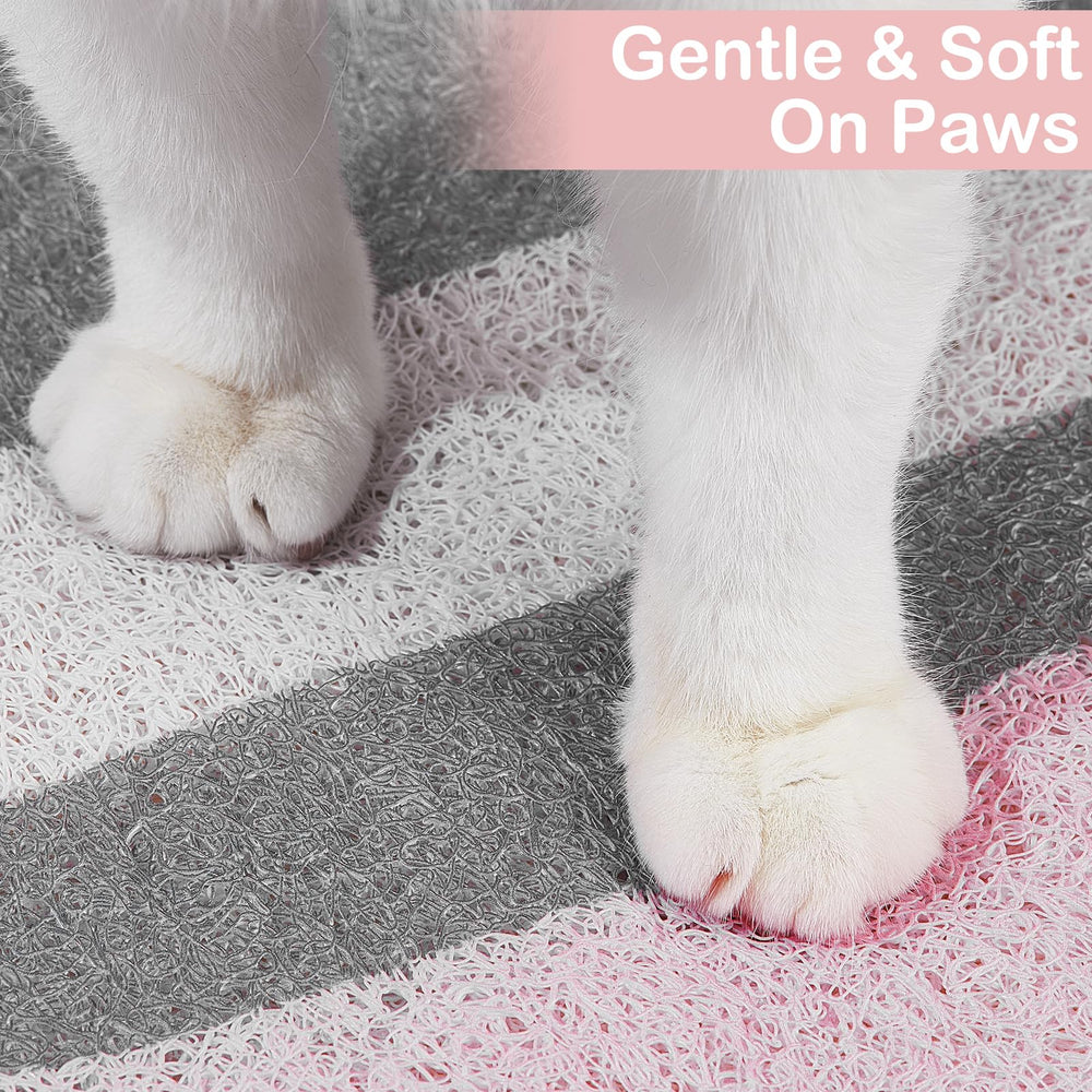 Unicorn Catcher cat litter mat foldable design stays flat and stores compactly