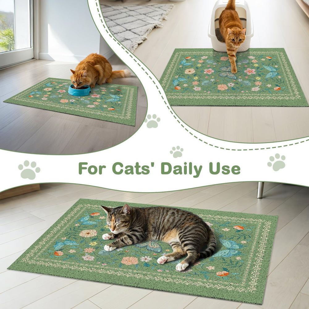 Unicorn Catcher 40x30 inch mat offers ample coverage for larger setups.