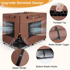 Unicorn Catcher dog crate cover 36inch top opening for easy carry