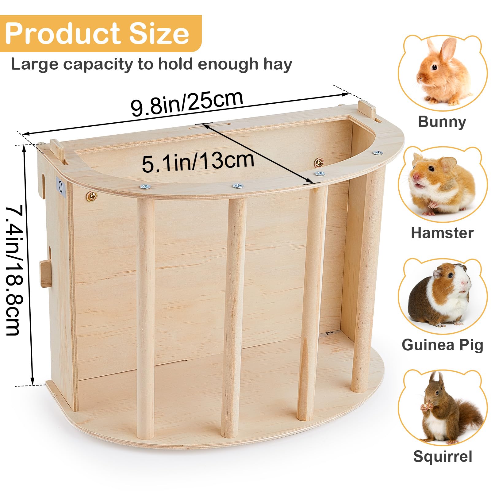 Unicorn Catcher guinea pig cage attachment demonstrates versatile placement options.