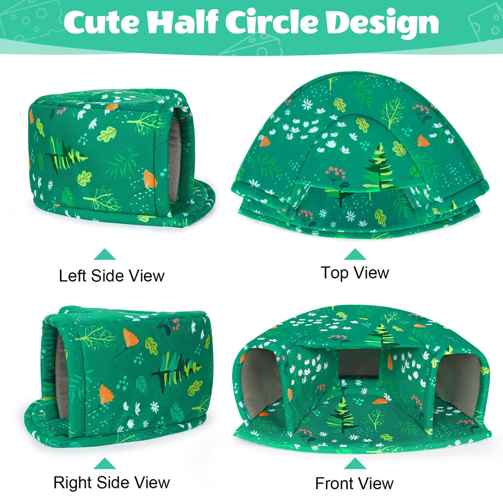 Unicorn Catcher Guinea Pig Hideout washable cover emphasizes easy care.