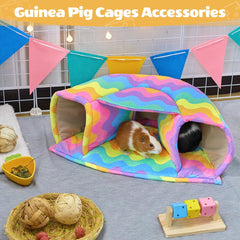 Unicorn Catcher guinea pig hideout washable tunnel entrance for easy cleanup