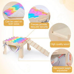 Unicorn Catcher pine-plywood house uses breathable, rodent-friendly wood.