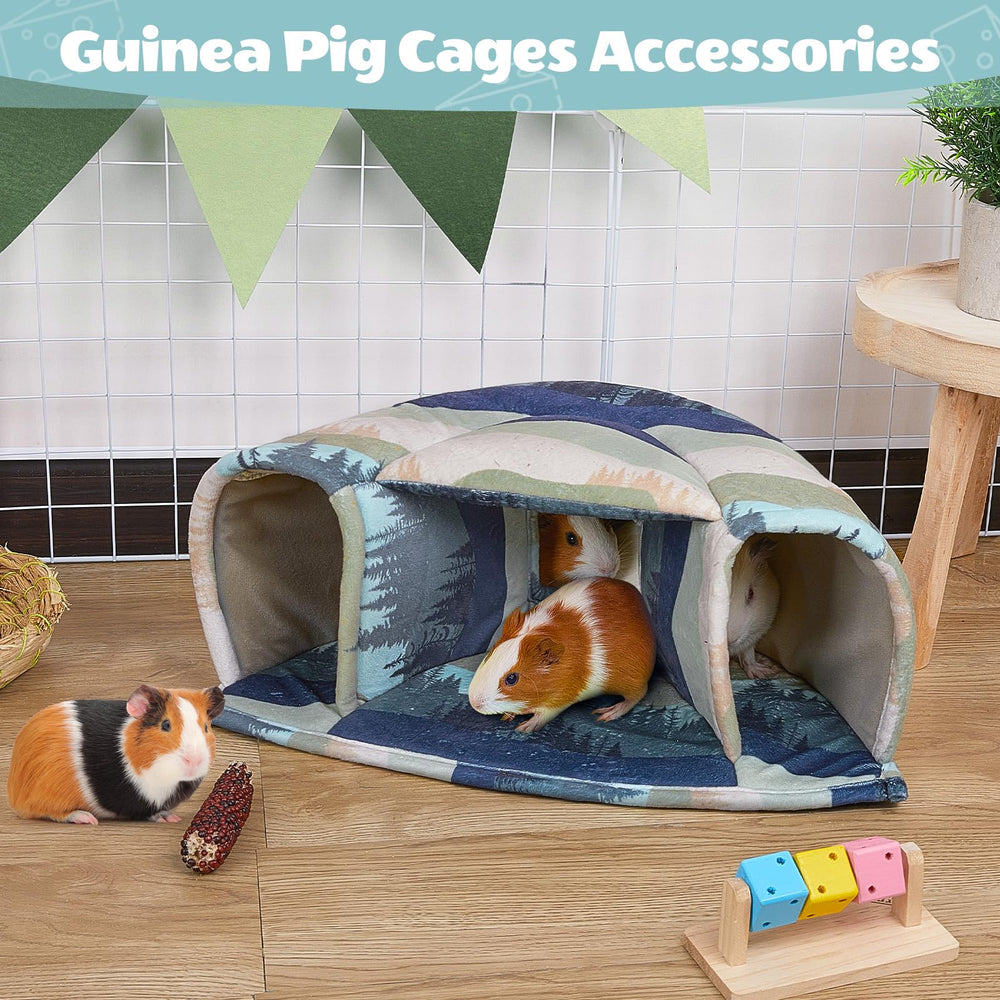 Unicorn Catcher guinea pig tunnel design for easy entry and restful lounging.