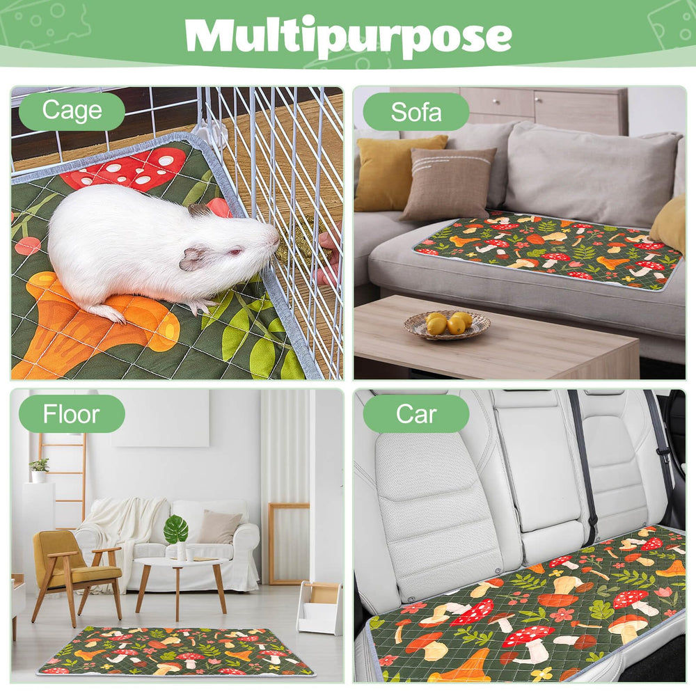 Unicorn Catcher hygienic cage liner in use reduces mess and odor.