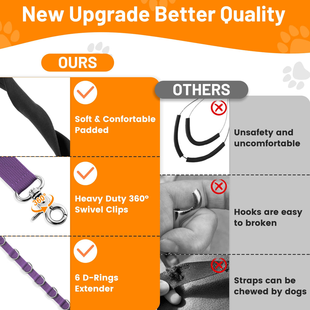 Uni PNR extension loops and D-rings offer flexible securing options during baths and trims.