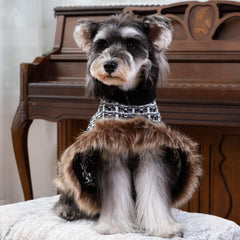 UNIPUP Dog Sweater Cloak knit texture close-up reveals soft bouclé warmth.