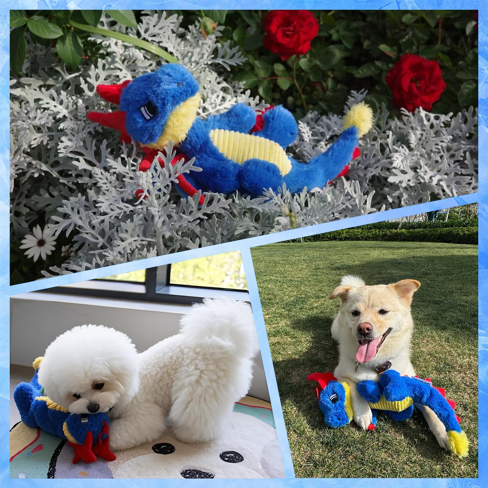 UNIQUBOX Original Blue Dinosaur toy makes a great birthday or gift idea