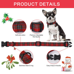 Unique Style Paws cotton dog collar closeup shows soft, breathable fabric.