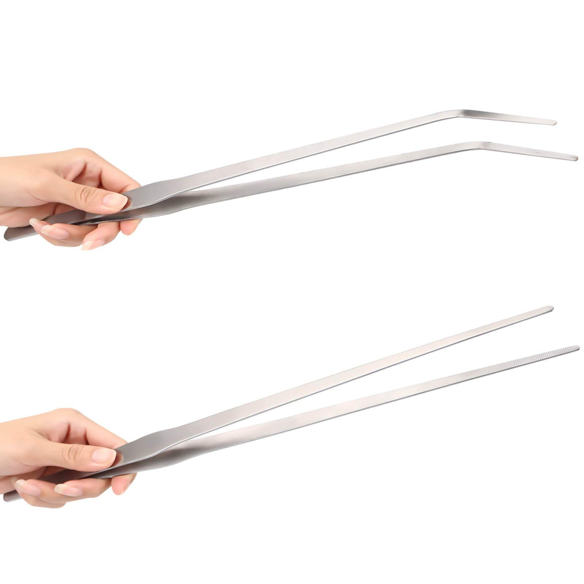 Unlumm long tweezers for aquarium 15-inch ready for precise feeding at a safe distance.