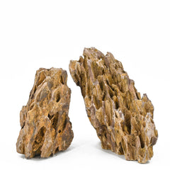 Unocho Dragon Stone aquascape mountain demonstrates a dramatic planted-tank landscape