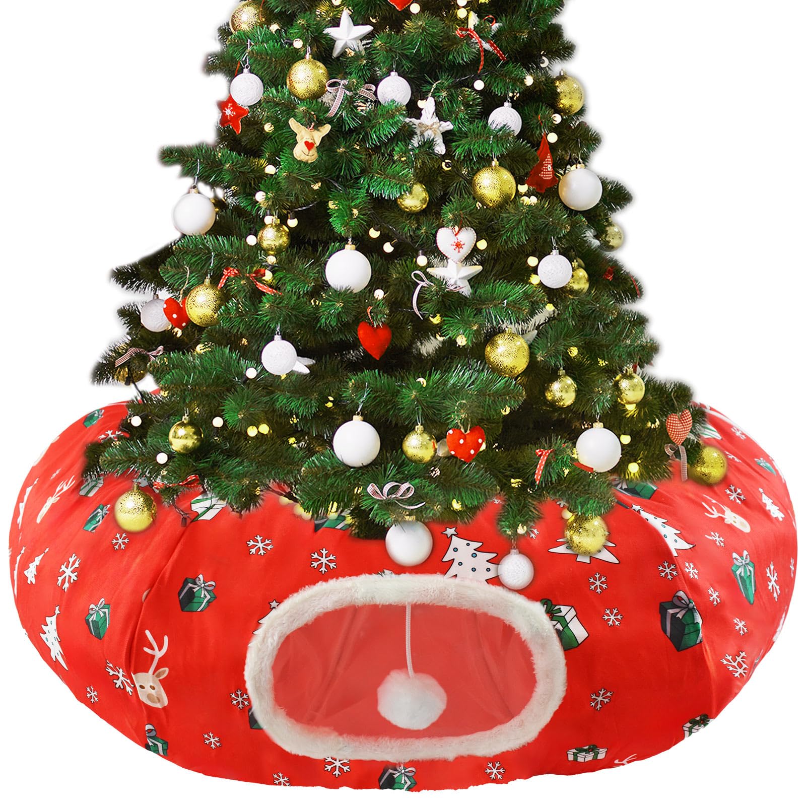 Uoiispet cozy kingdom for multiple pets during holiday season.