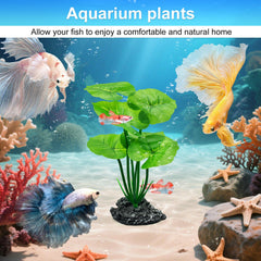 Uoiispet resin base plant structure stays firmly rooted