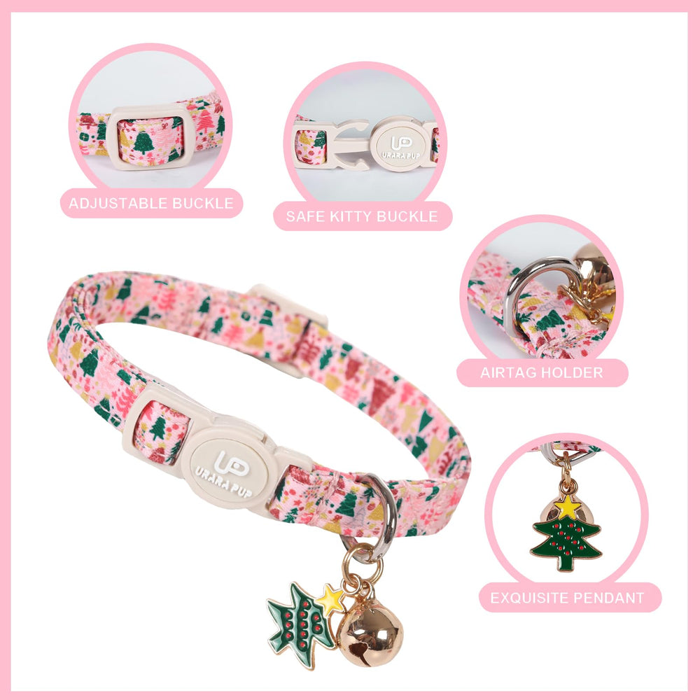 UP URARA PUP breakaway buckle cat collar demonstrating safety release