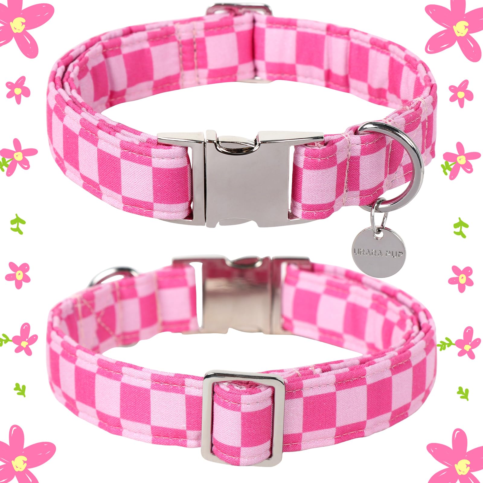 UP URARA PUP metal buckle detail highlights durability for daily wear.