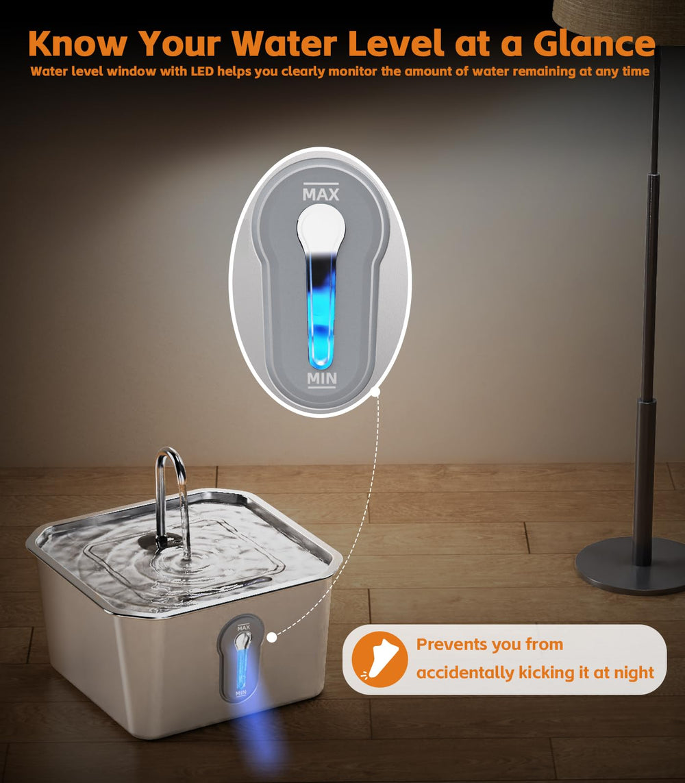 UPAWPIA energy-saving design reduces power while circulating fresh water.