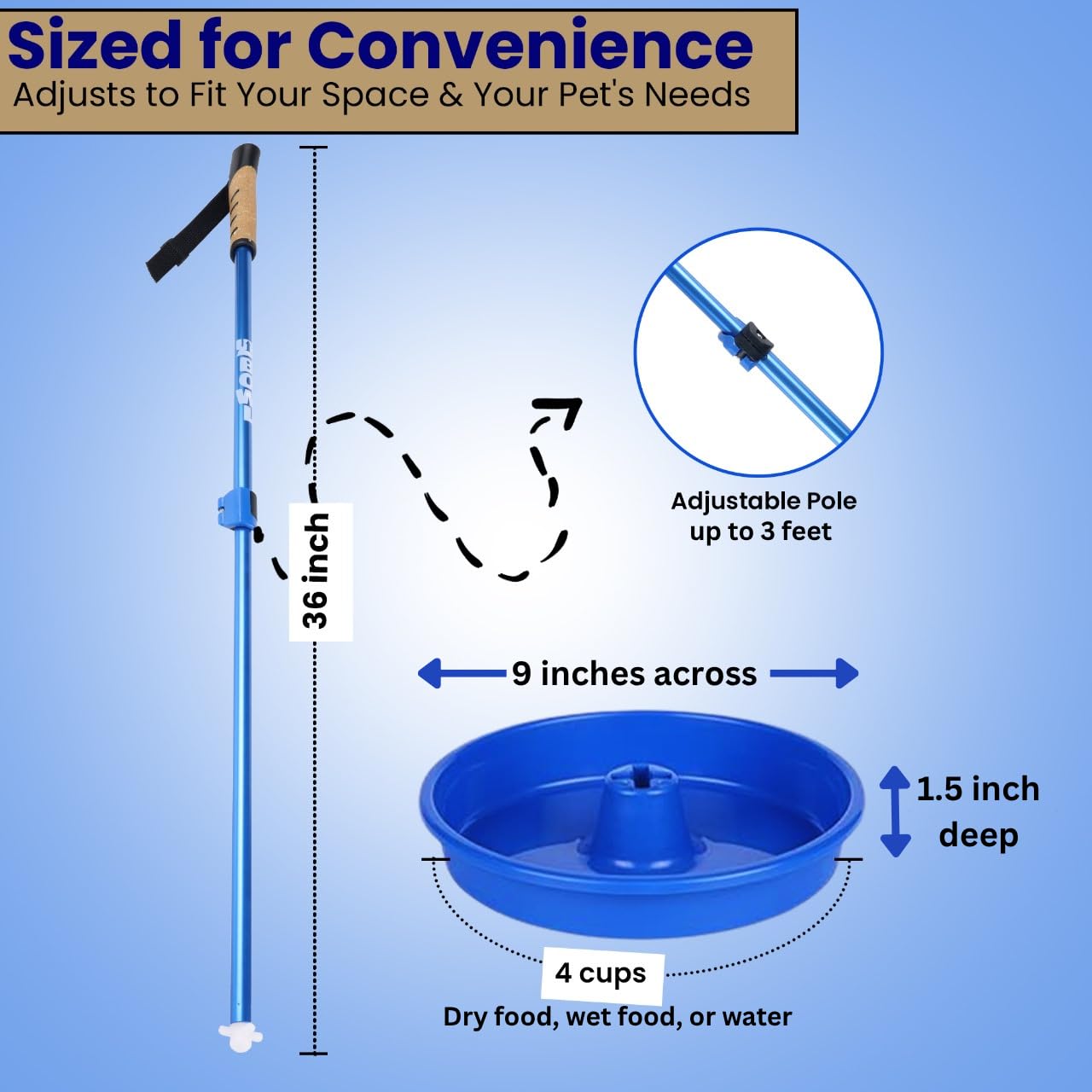 UpBowl Kit safety-focused design keeps feeding area tidy and spill-free