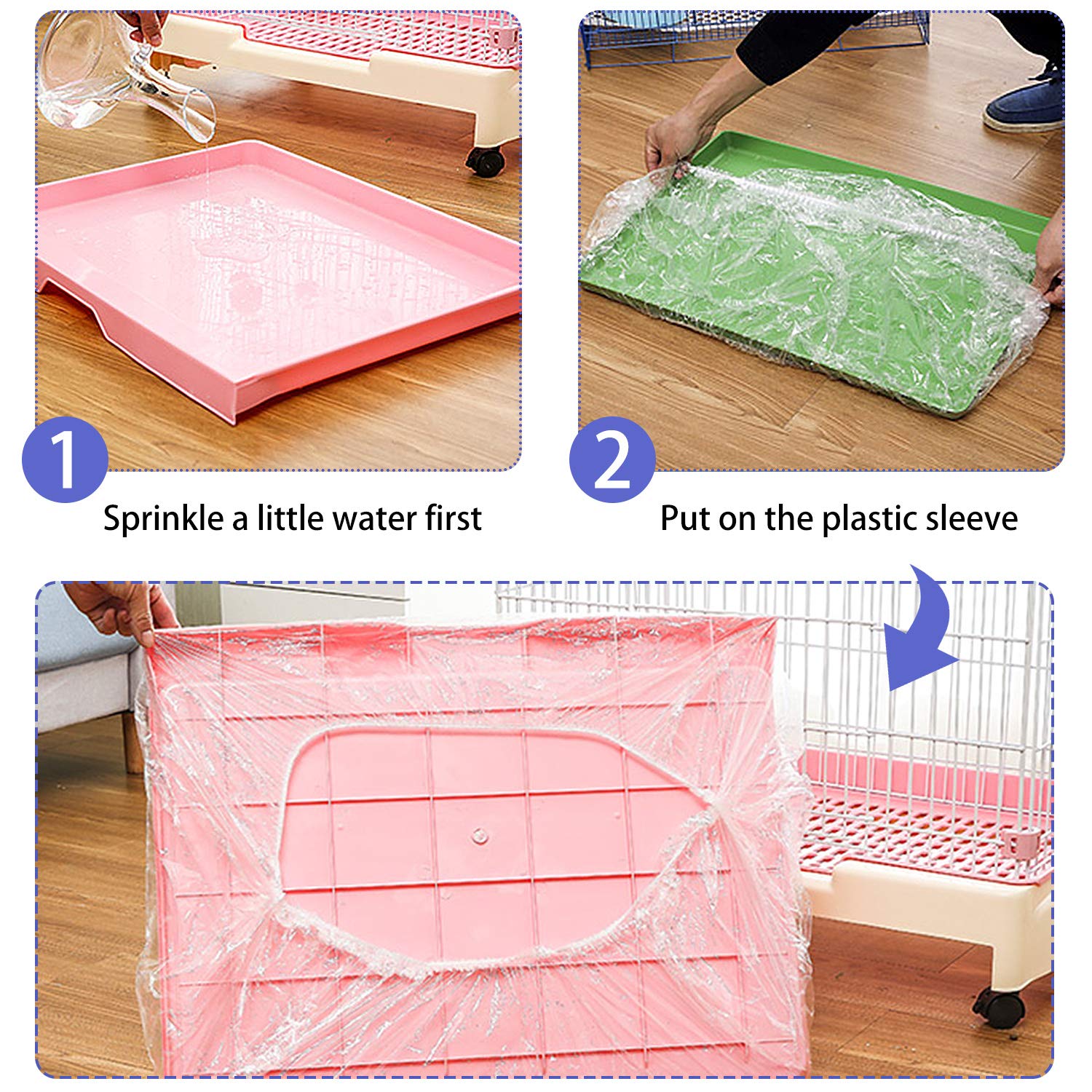 upcessory large-size cage liner fits 70x50cm trays for versatile setups.