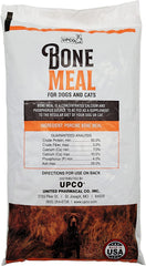 UPCO bone meal bag showing 1 lb packaging for convenient calcium and phosphorus supplementation