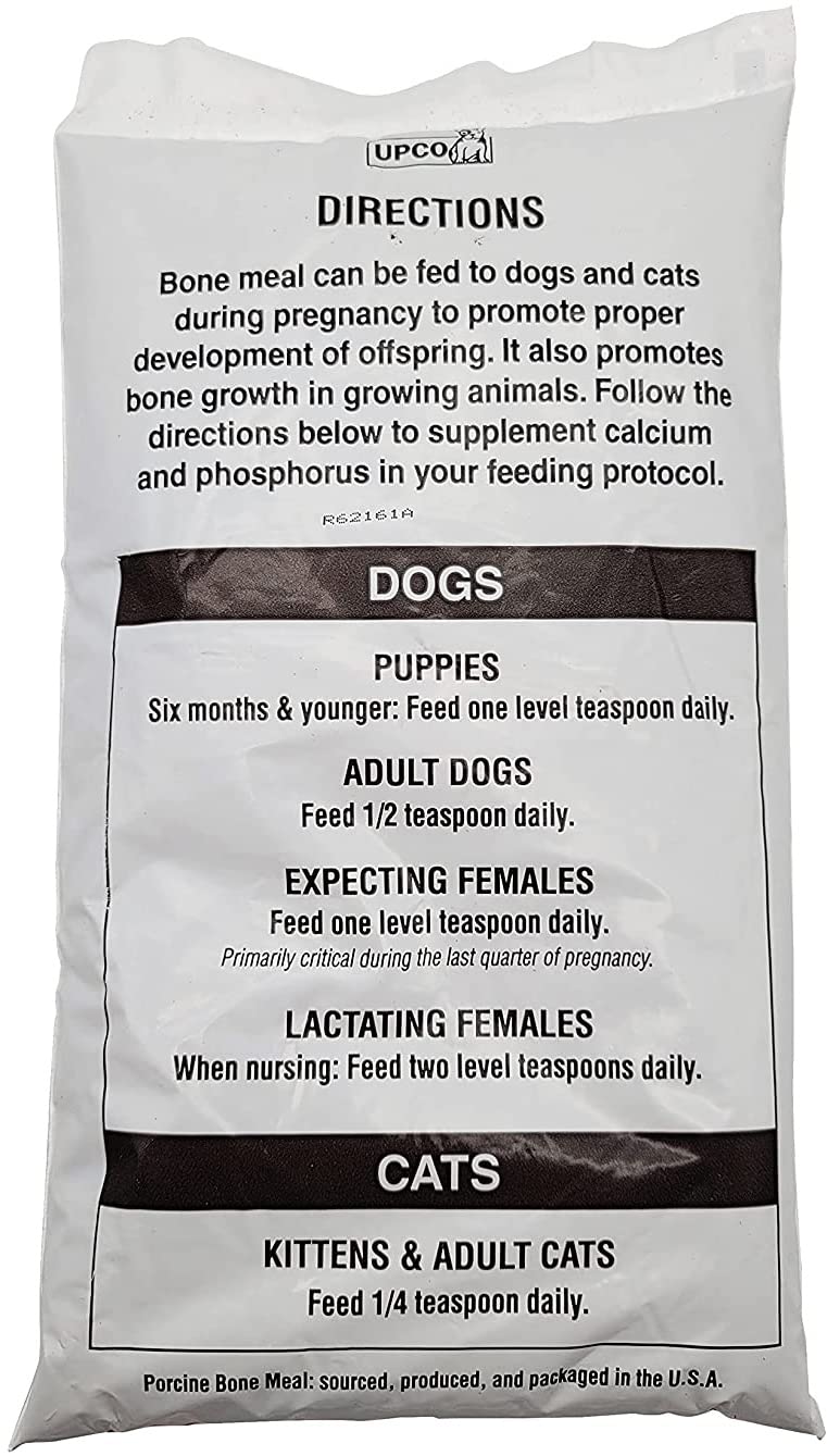 UPCO bone meal dosing spoon image for precise feeding and easy mixing
