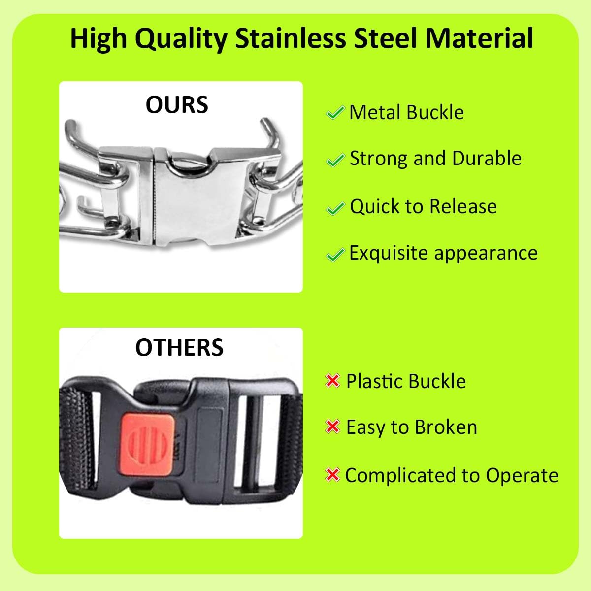 UPDOPEF collar durable nylon webbing for daily wear