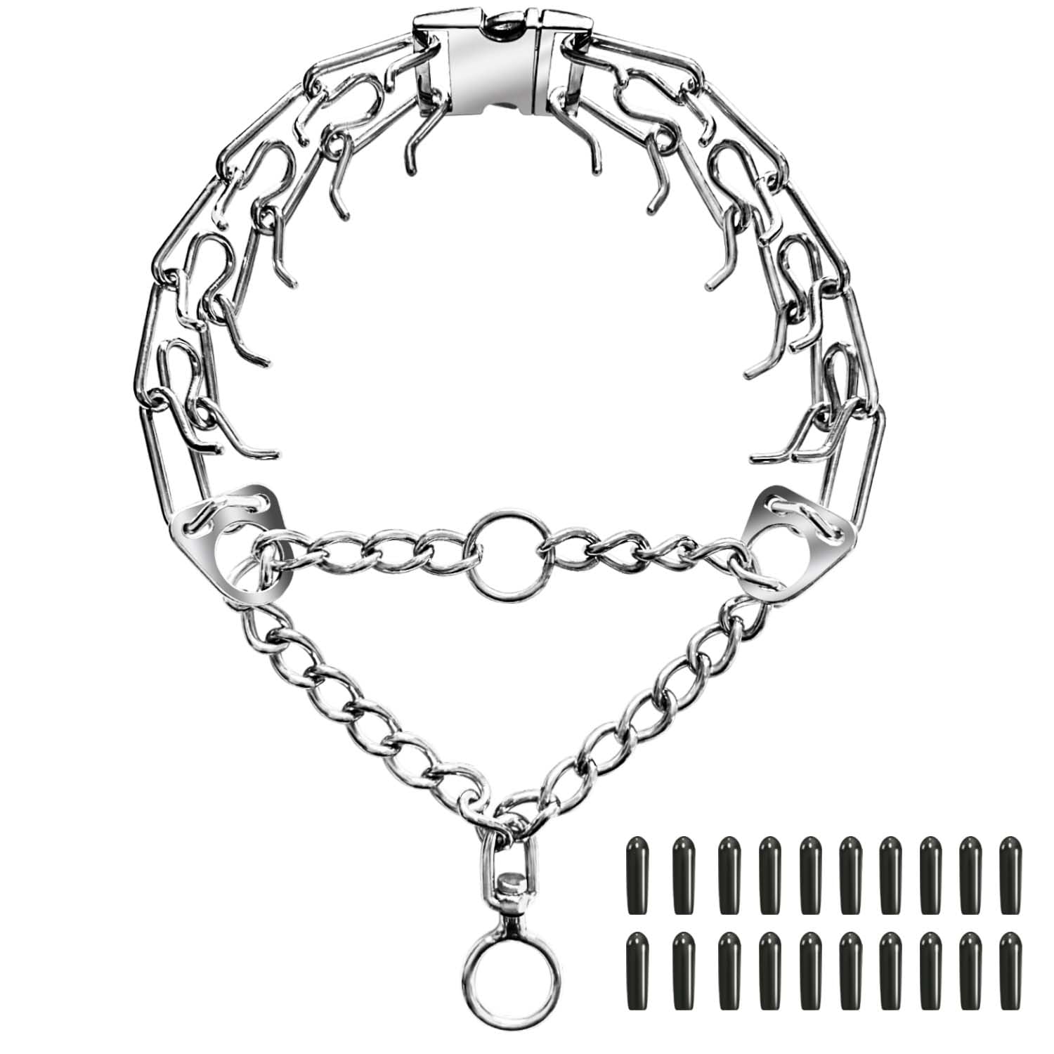 UPDOPEF collar with quick-release buckle for fast leash attachment